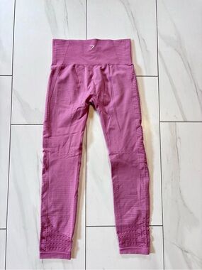 Gymshark pink energy + seamless leggings size medium
